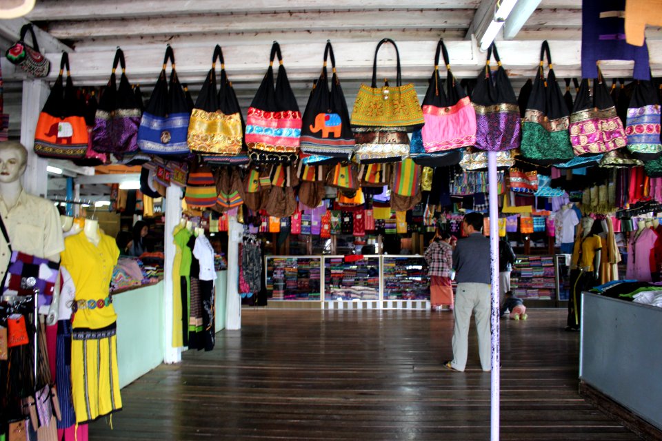 Souvenir shop at Inle Lake