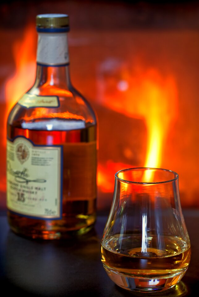 Scotch glass bottle