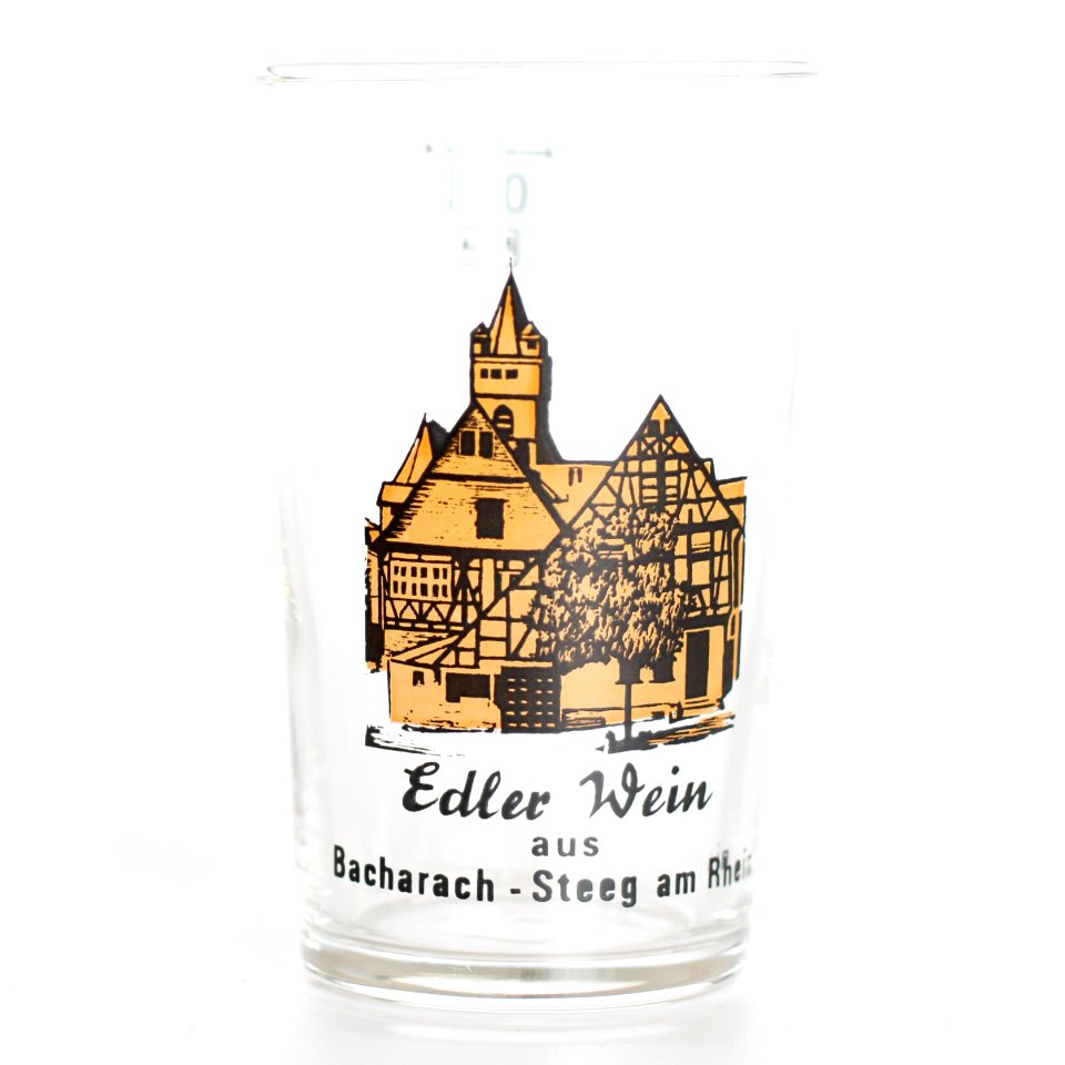 Souvenirglas Bacharach 0,1L