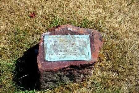 Southwest corner of original purchase - Springfield Armory National Historic Site - Springfield, Massachusetts - DSC02491