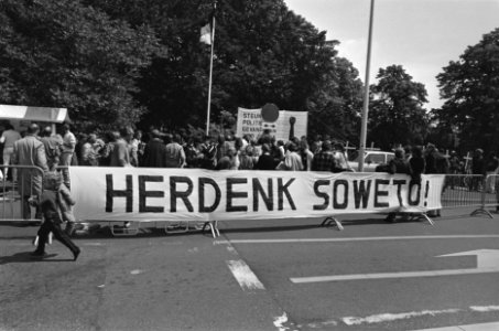 Soweto-herdenking in Den Haag, Bestanddeelnr 933-3548
