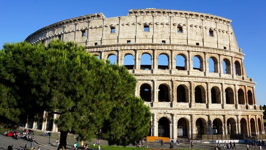 Coliseum gladiators building photo
