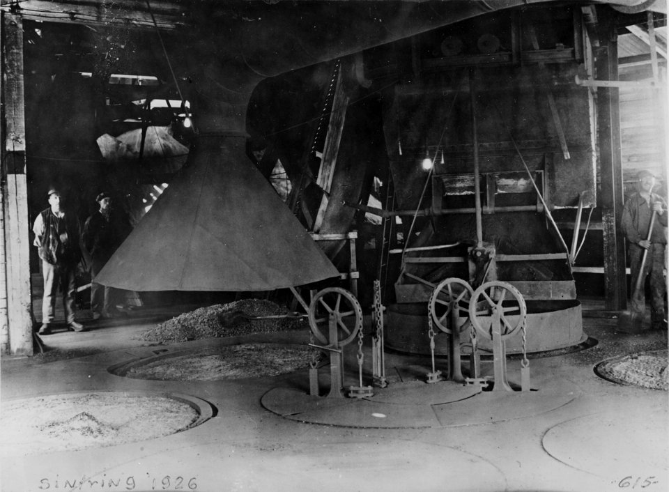 Spännarhyttan sintringsverket 1926