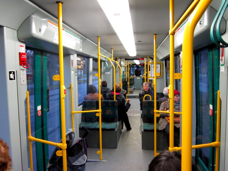 Spårväg City interior