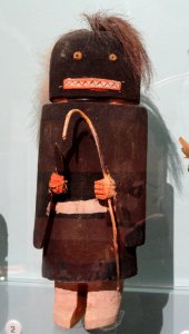 Soyuk Wugti, ogre katcina, Hopi, collected before 1892 - Peabody Museum, Harvard University - DSC05540