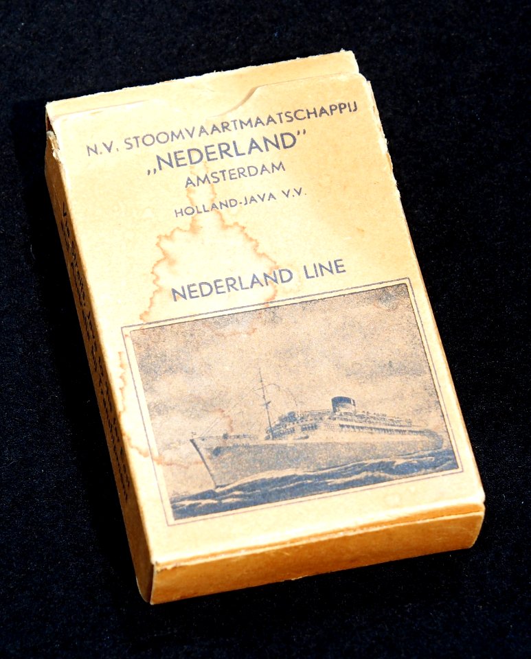 Speelkaarten pak van de NV Stoomvaartmaatschappij Nederland, foto1