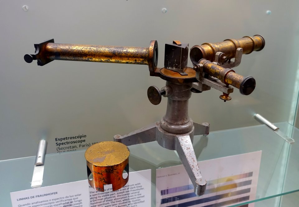 Spectroscope, Secretan, Paris - Museu da Ciência da Universidade de Coimbra - University of Coimbra - Coimbra, Portugal - DSC09094