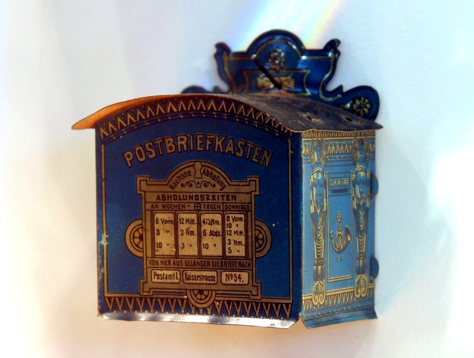 Speelgoedmuseum Deventer, Postbriefkasten fur model gleiss pic1