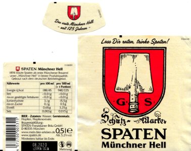 Spaten-Franziskaner-Bräu - Spaten Münchner Hell