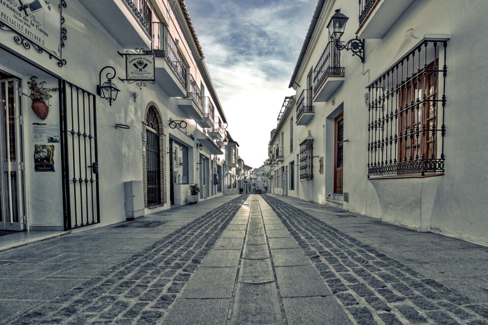 Andalusia spain gray street