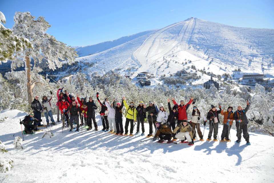 Snowshoes madrid sierra de madrid