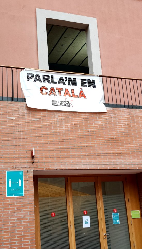 Speak me in Catalan banner (UPF, 2021) left pow