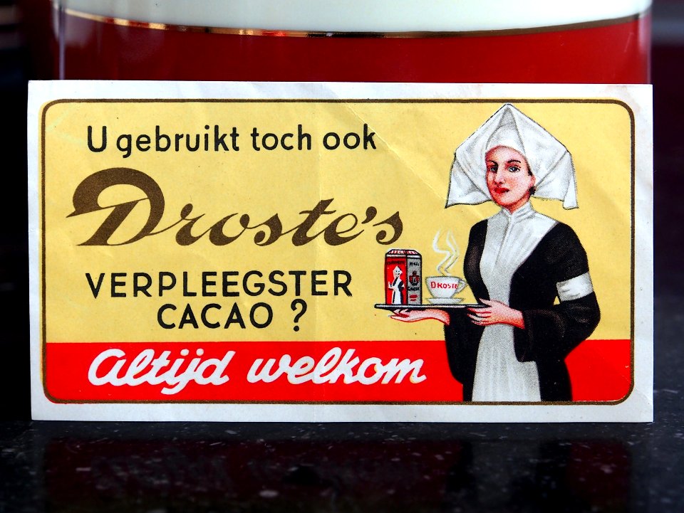 Spaarbon Drostes verpleegster cacao