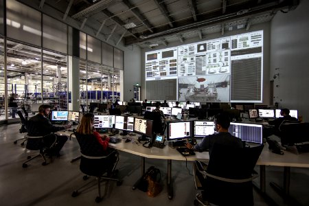 SpaceX Mission Control in Hawthorne, CA