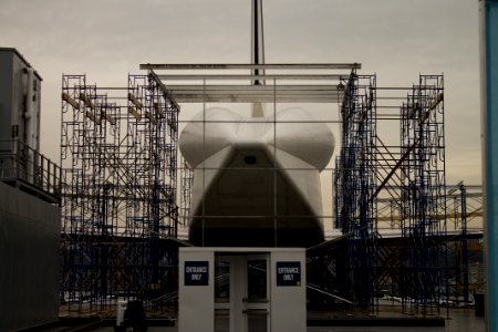 Space Shuttle Enterprise Sandy Repairs