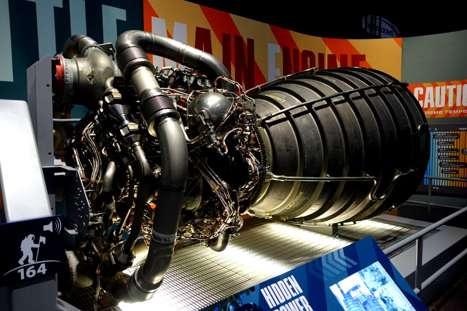 Space Shuttle main engine - Kennedy Space Center - Cape Canaveral, Florida - DSC02412