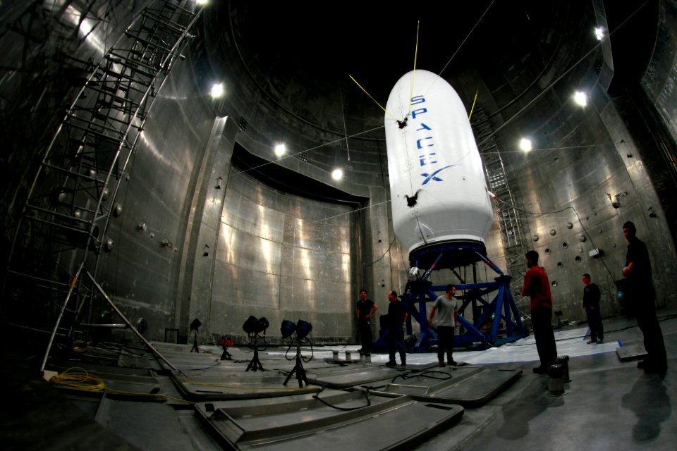 SpaceX Fairing test
