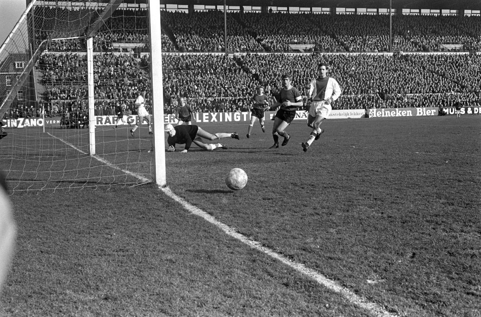 Sparta tegen Ajax 2-1, spelmomenten, Bestanddeelnr 920-0601