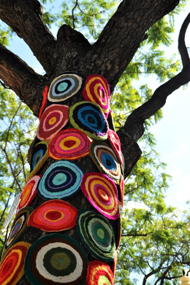 Art tree decoration festival