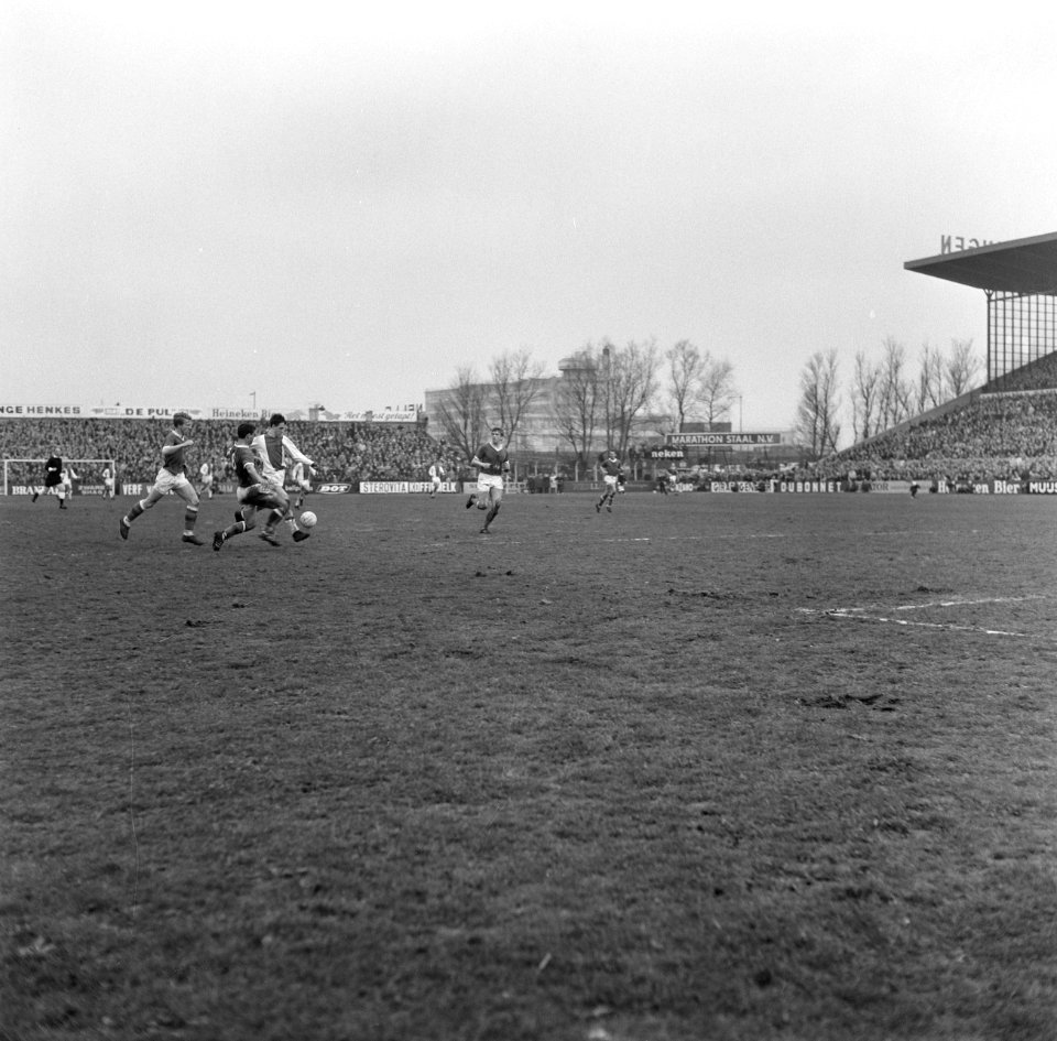 Sparta tegen Ajax 1-3, spelmoment, Bestanddeelnr 918-9921
