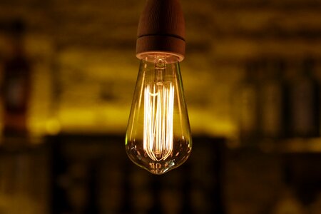 Lamp light bulb mood