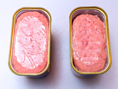 Spam and Great Value Luncheon Meat in cans