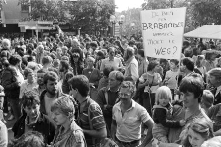 Spandoek Ik ben een Brabander, wanneer moet ik weg, Bestanddeelnr 932-7117