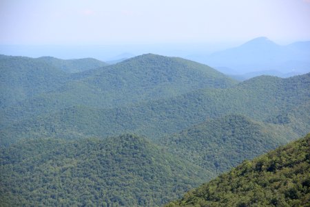Spaniard Knob from Brasstown Bald, May 2019
