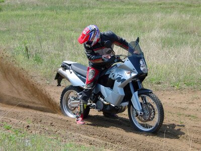 Motorcycle enduro sports