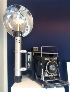 Speed Graphic camera, streetside installaton - San Francisco, CA - DSC03326