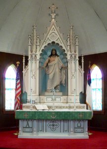 St. John Lutheran Church (Nemaha Co) altar 1