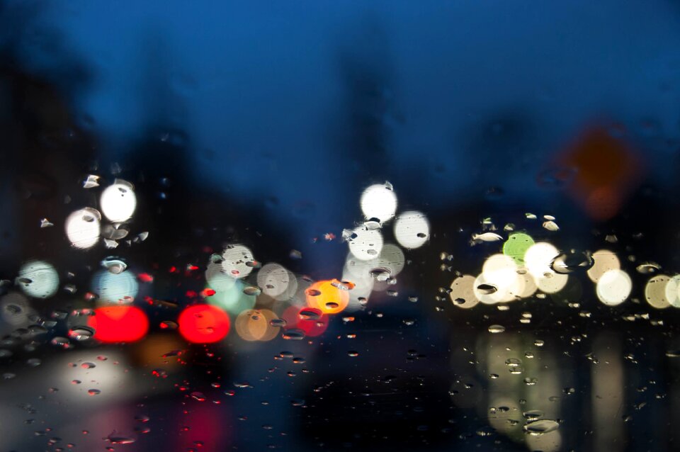 Background bokeh bright lamp