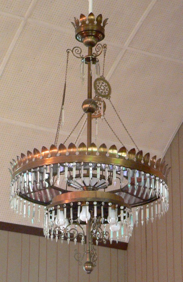 St. John Lutheran Church (Nemaha Co) chandelier 1