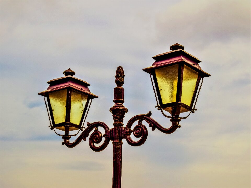 Lamps elegant gray lamp