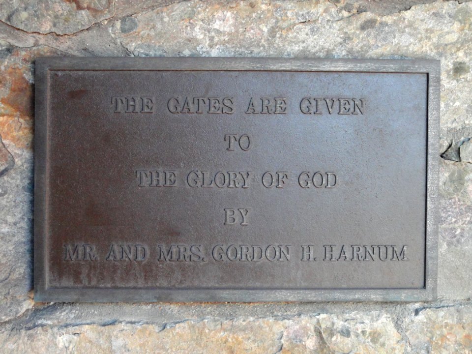 St. James Church plaque - Cambridge, Massachusetts - DSC03437