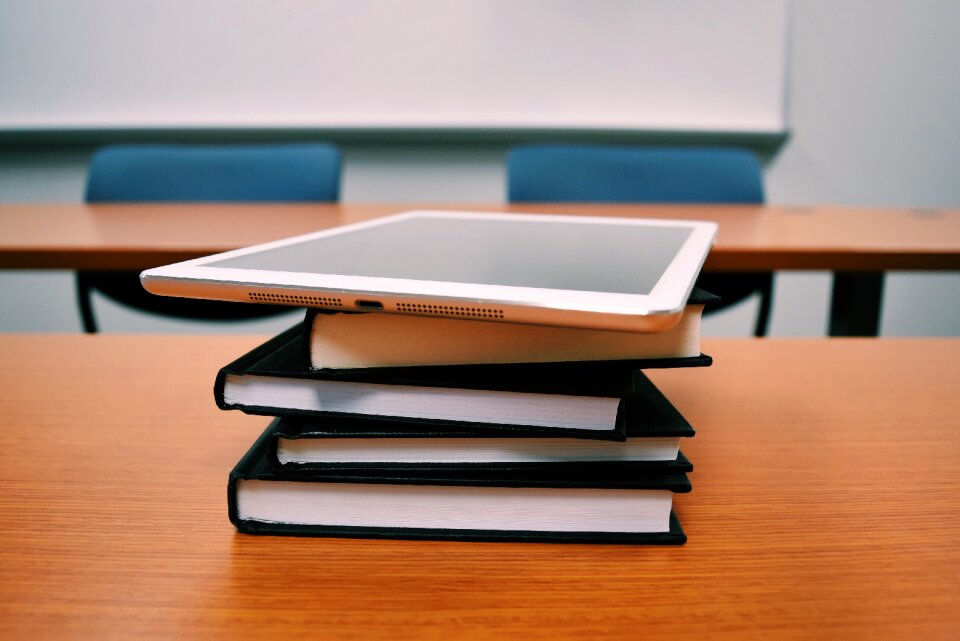 Desk classroom school photo