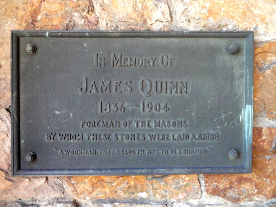 St. James Church plaque - Cambridge, Massachusetts - DSC03441