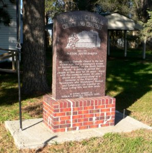 St. John's Catholic Church (Paxton SD) marker 1