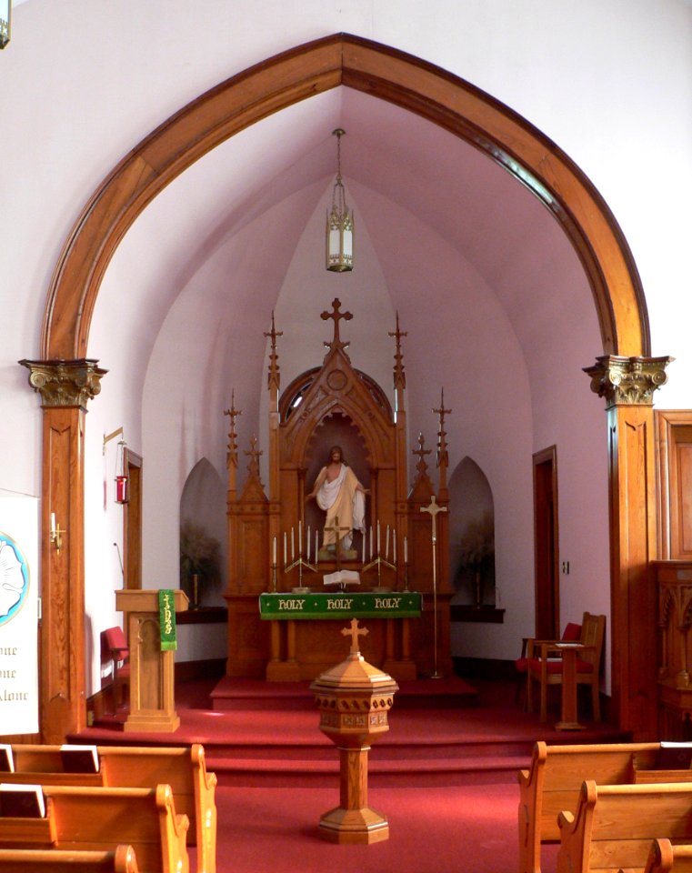 St. Johannes Kirche (Lyons, Nebraska) chancel