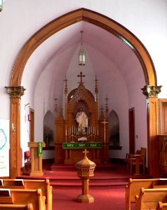 St. Johannes Kirche (Lyons, Nebraska) chancel