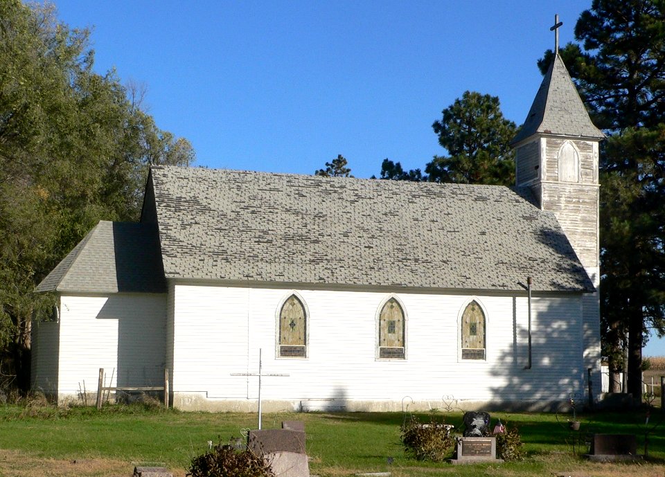 St. John's Catholic Church (Paxton SD) from WNW 1