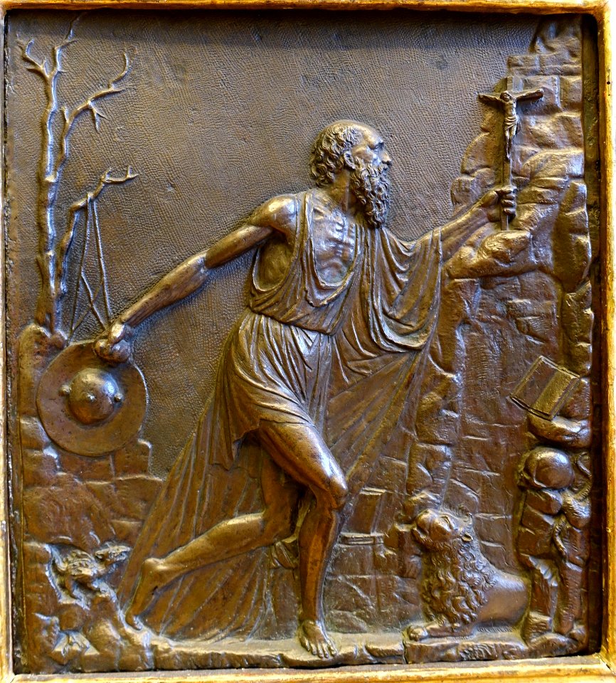 St. Jerome, Master of the Barbarigo Reliefs, Venice, early 16th century AD, bronze - Bode-Museum - DSC02493