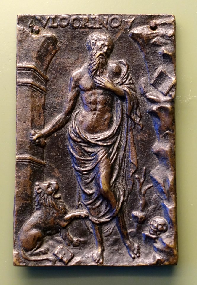 St. Jerome, Andrea Briosco (Riccio), Ulocrino, and circle, Padua, early 16th century AD, bronze - Bode-Museum - DSC02519