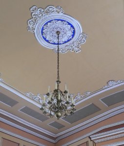 St. James Episcopal (Accomac VA) interior 9 chandelier