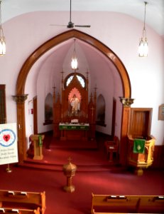 St. Johannes Kirche (Lyons, Nebraska) interior 2