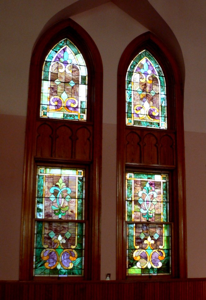 St. Johannes Kirche (Lyons, Nebraska) window 1