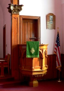 St. Johannes Kirche (Lyons, Nebraska) pulpit