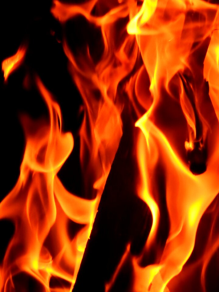 Wood fire hot brand
