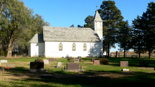 St. John's Catholic Church (Paxton SD) from WNW 2 long