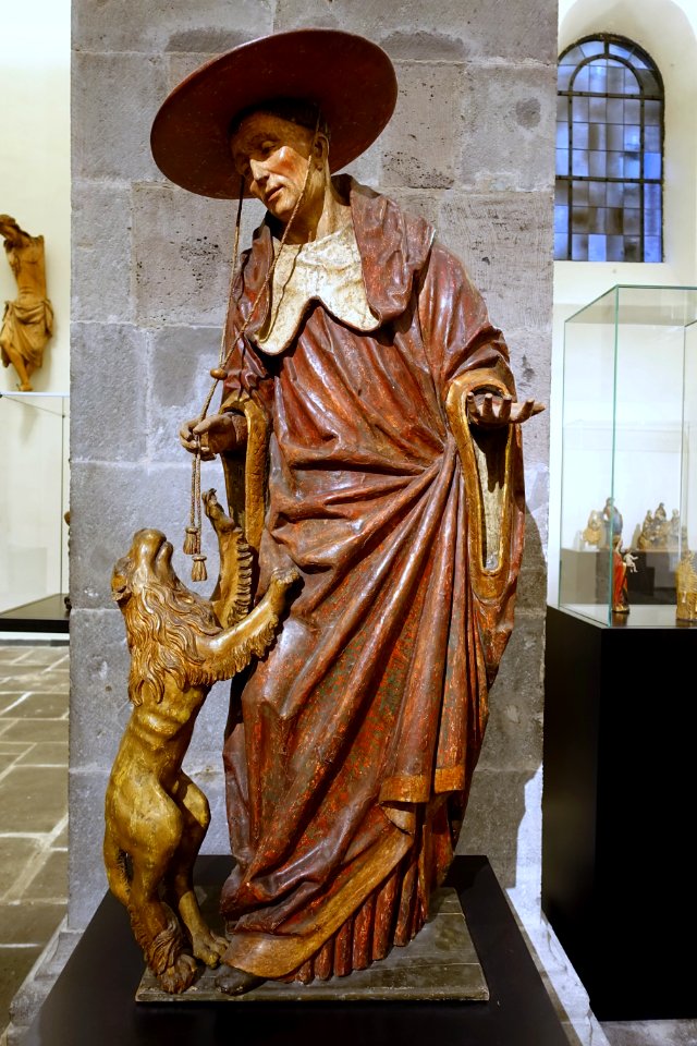 St. Jerome, Cologne, c. 1520, limewood, polychrome - Museum Schnütgen - Cologne, Germany - DSC00078